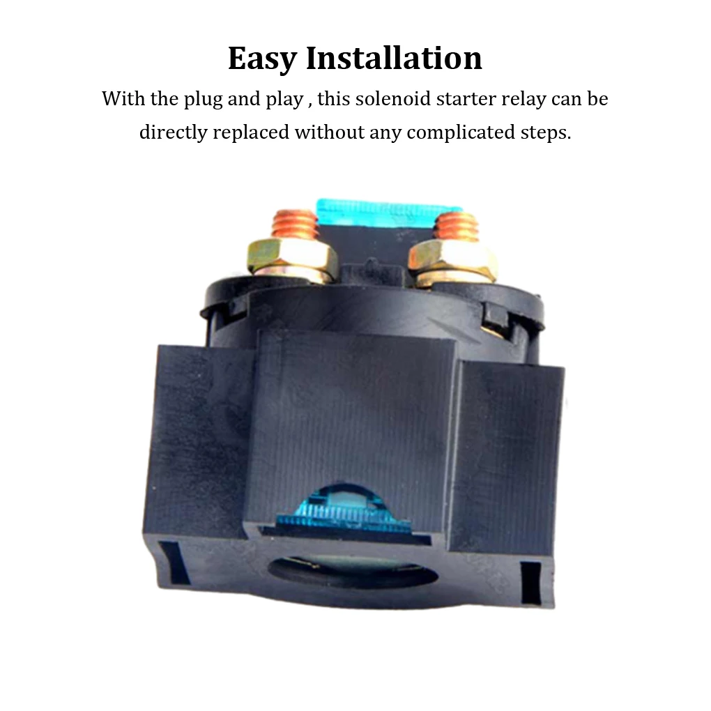 Tiantiantianjian Relay Solenoid Starter Relay langsung menggantikan asli