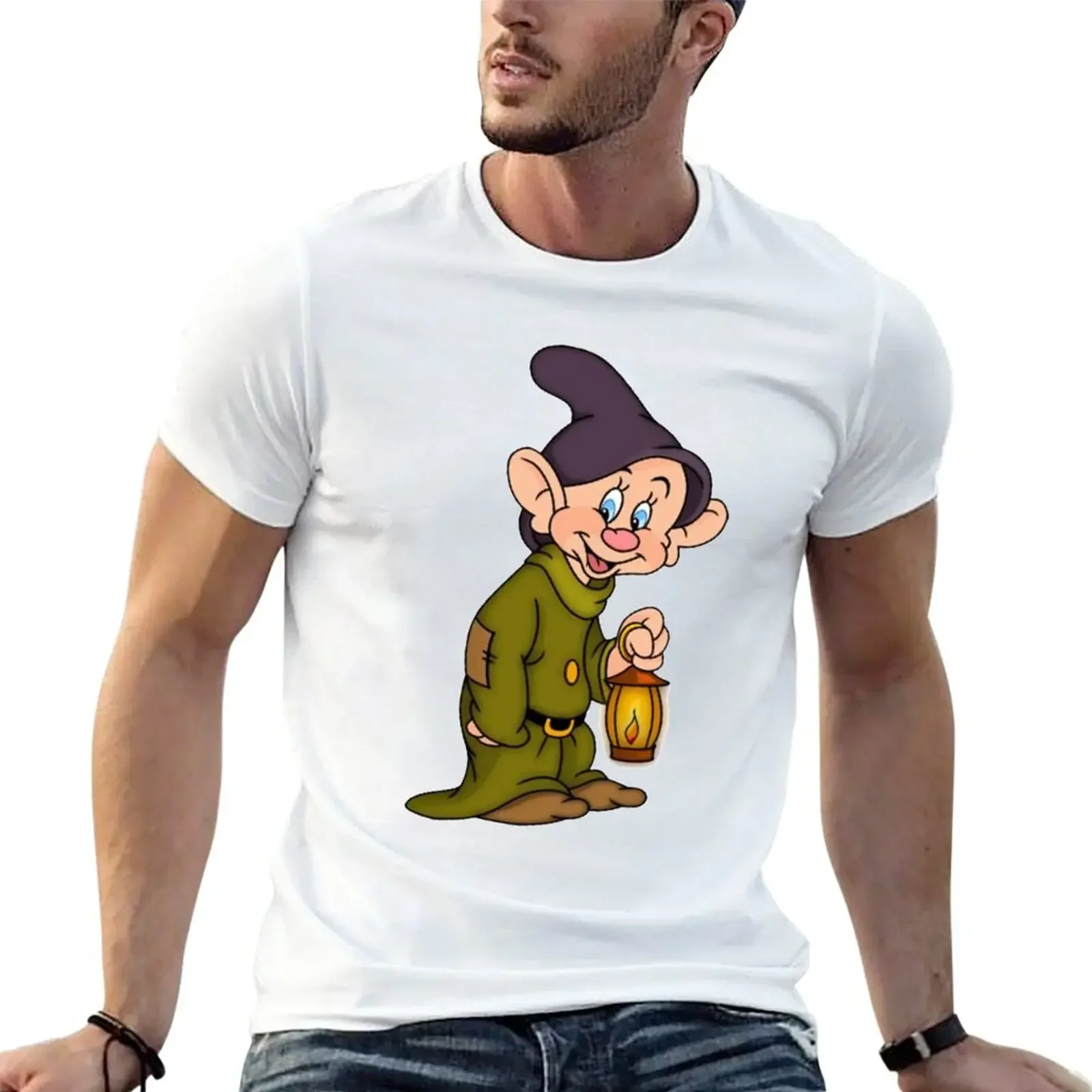 New Dopey Fitted Scoop T-Shirt custom t shirt boys white t shirts sweat shirt Short sleeve tee mens cotton t shirts