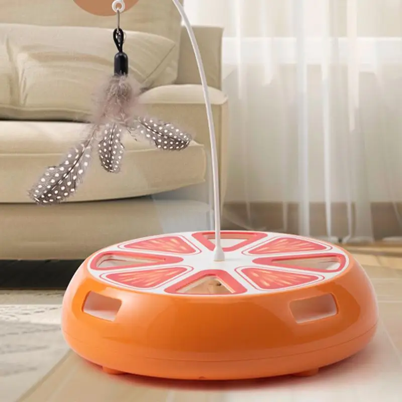 

Cat Turntable Cat Interactive Self-Employment Toy Electric Turntable Cat Exercise Toy Intelligent Smart Cat Toy For Living Room