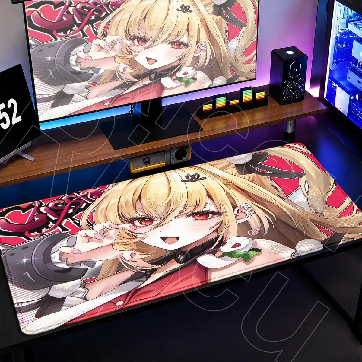 ZZZ Zenless Zone Zero Cissia Hot Wallpaper Mauspad XXL HD-Druck Laptop-Tastatur-Schreibtischunterlage E-Sport-Gaming Erweitertes Mauspad