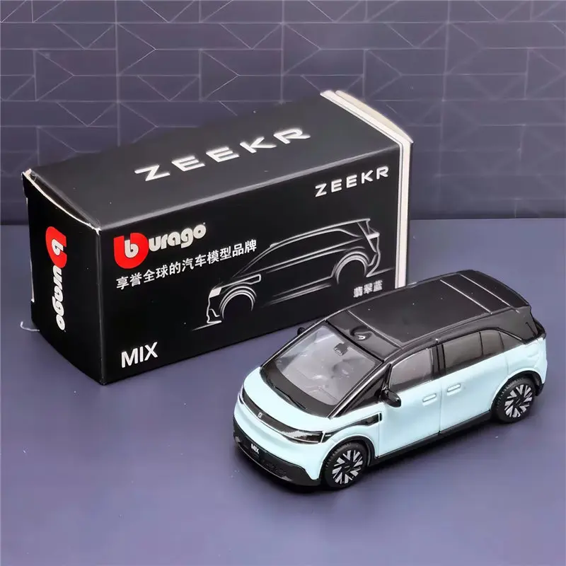 

1:64 ZEEKR MIX 007GT 7X Alloy Car Model Diecast Metal Miniature Scale Vehicle Car Model High Simulation Collection Kids Toy Gift
