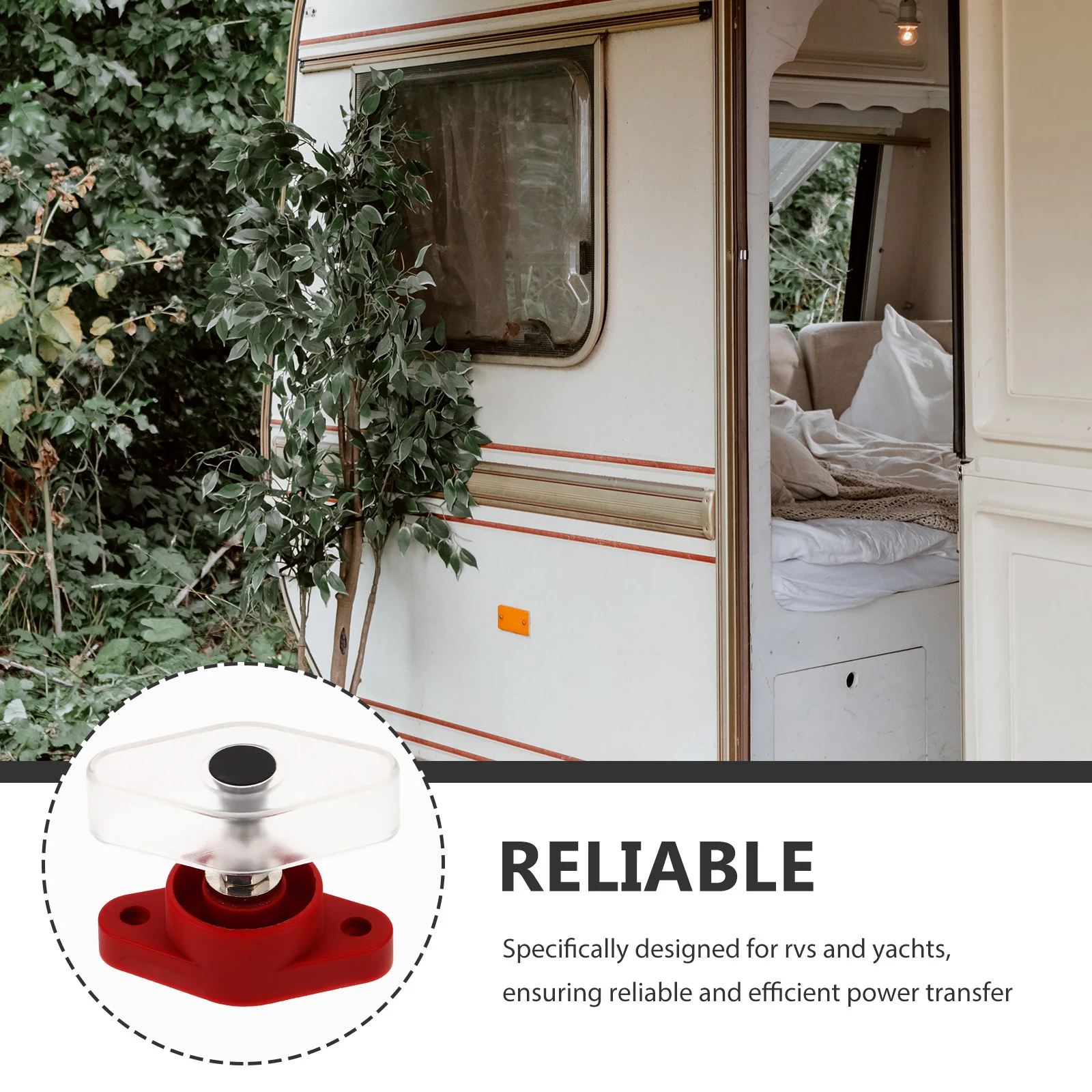 

Terminal Post 300A 48V Single Bus Bar For Rv Yacht Marine Trailer Power Distribution Block Car Accessories