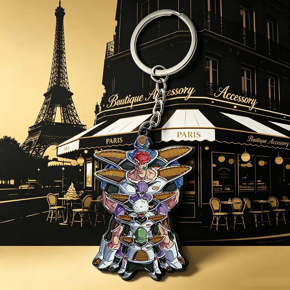 Ginyu-Force Keychain Japanese Classic Anime Character Key Chain Pendant Men's Women's Gift