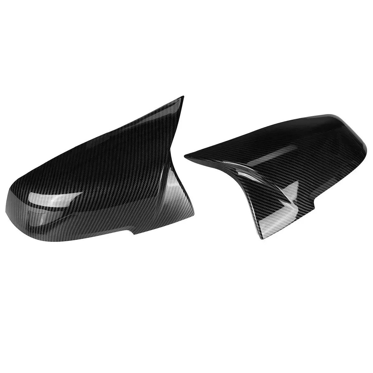 Capuchon de rétroviseur de voiture de style M, kit de carrosserie, porte latérale, couvercles de rétroviseur, BMW F21, F22, F30, F32, F33, F34, F35, F36, E84, 2012-2019, 2 pièces