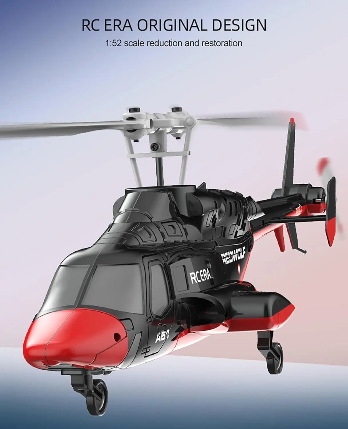 Helicopter model A61 remote-controlled multi-purpose helicopter 6-axis gyroscope, high suspension pressure gauge, high flow opti