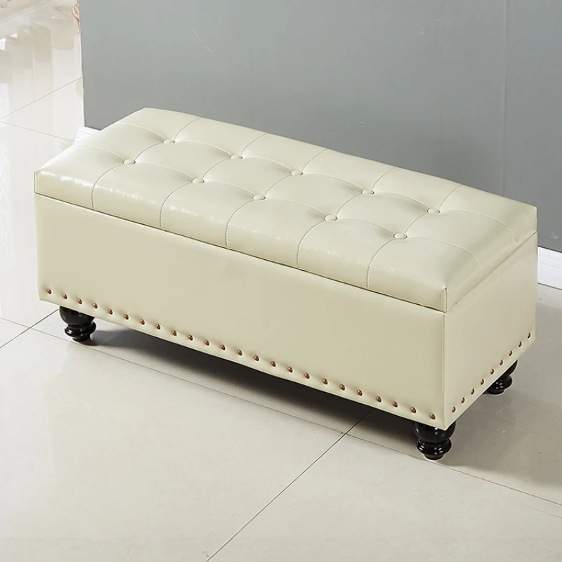 Sofa stool, rectangular storage, bed tail, household doorstep shoe changing, clothing store fitting room, wardrobe storage