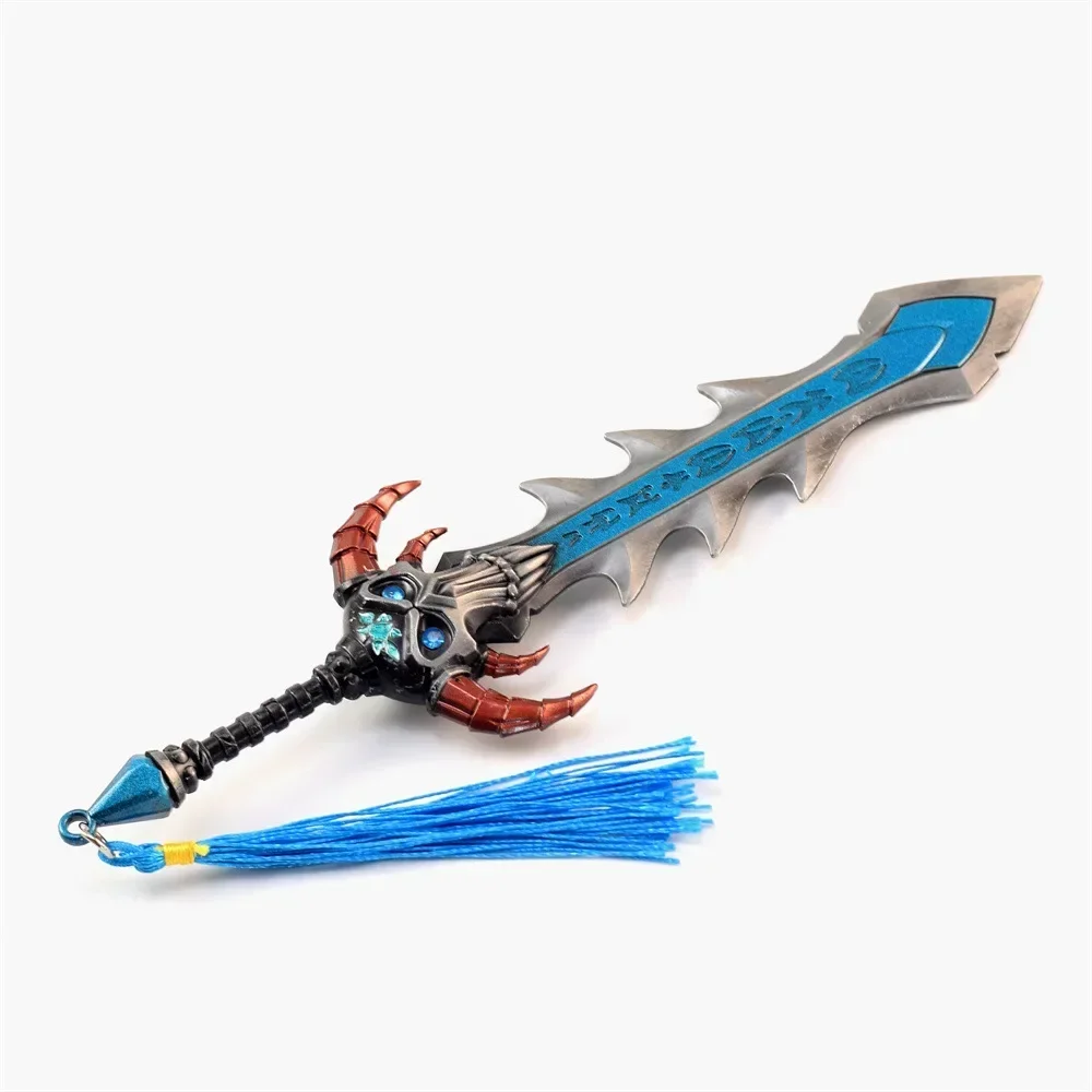 20cm Slayer of The Lifeless World of Warcraft arma zonas de instalación Naxxramas juego periférico espada de Metal arma modelo regalo Juguetes