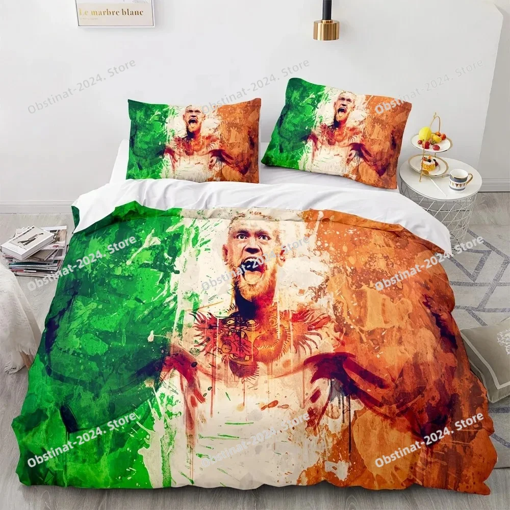 

EAW Bedding Set Single Twin Full Queen King Size Wrestling Game Bed Set Aldult Kid Bedroom Duvetcover Sets 3D Print 032