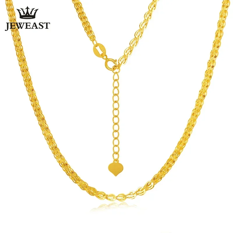 

Ожерелье из 18-каратного золота Pterisaur, цвет золото, ключица, регулируемое сердце, хвост, золотое ожерелье, женские модели, классические