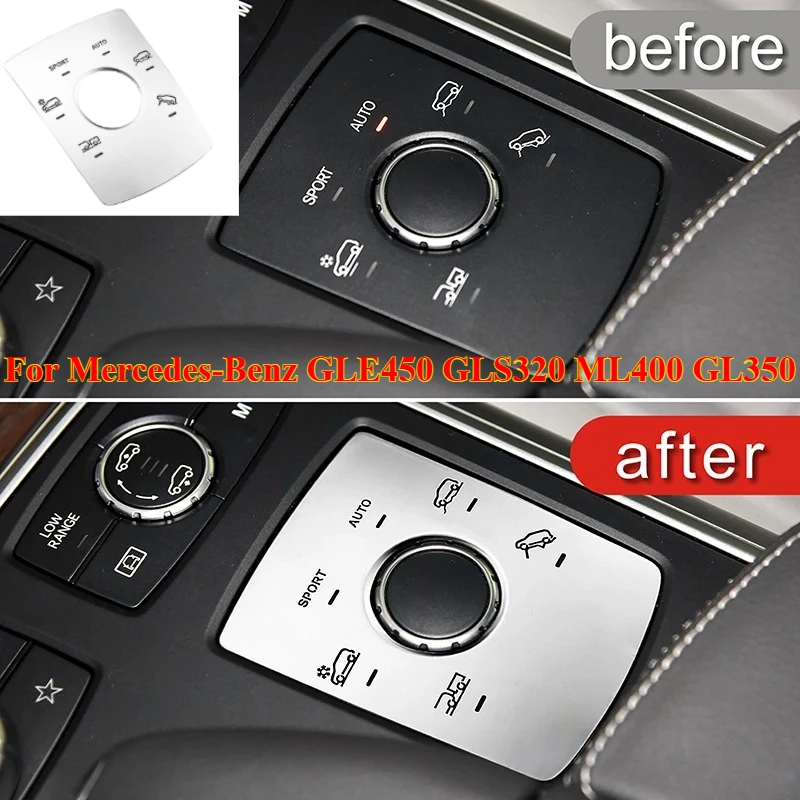 

Center Console Sport Driving Mode Panel Decoration Cover Trim for Mercedes-Benz GLE450 GLS320 ML400 GL350 Car Styling Interior