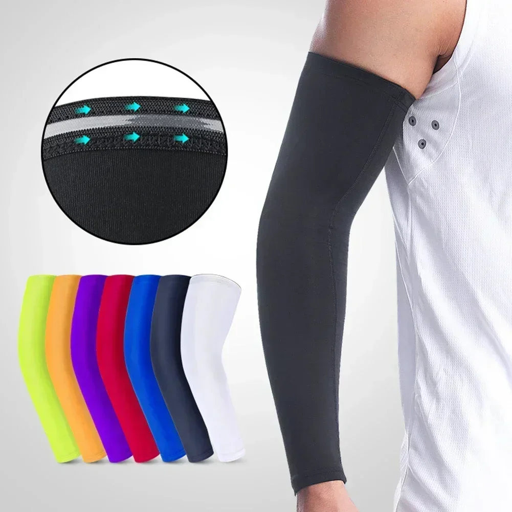 Cooling Arm Sleeves For Men Women Outdoor UV Protection Sports Sleeves For Basketball Football Volleyball Cycling Protection