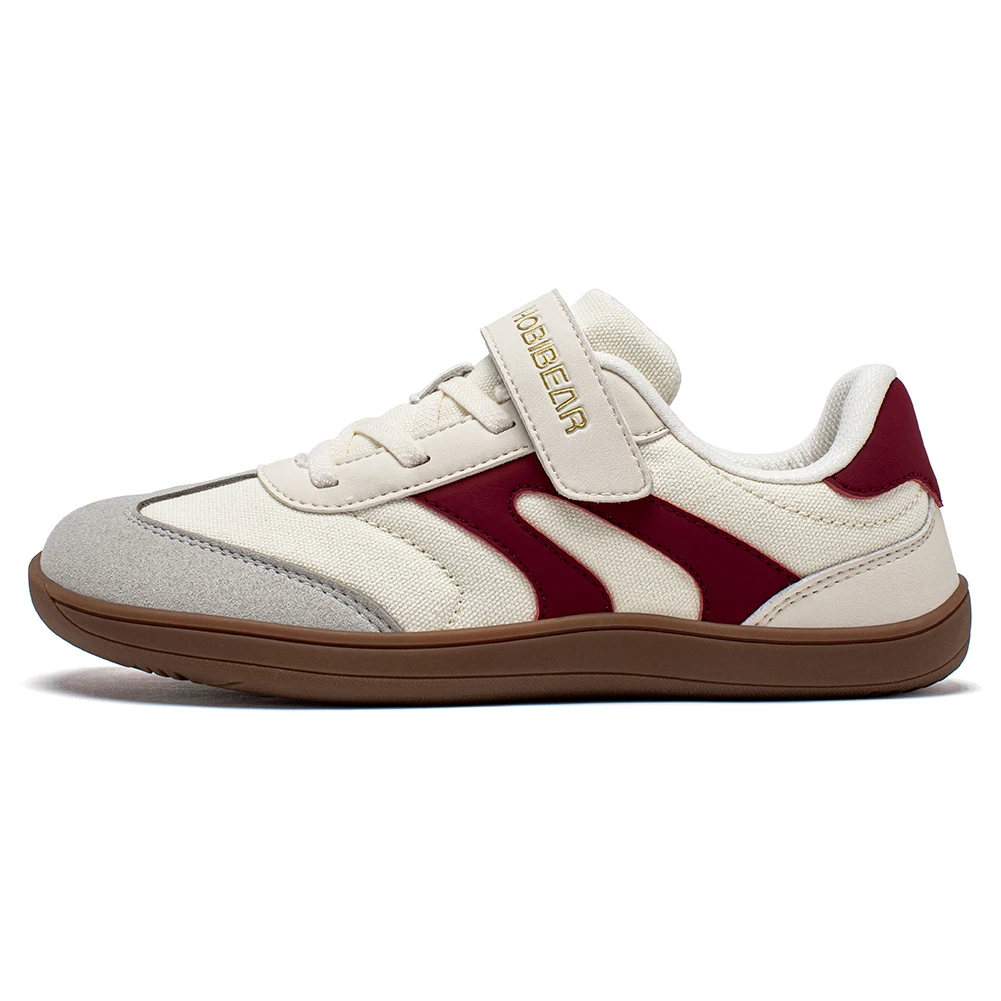 أحذية HOBIBEAR للأولاد والبنات حافي القدمين بمقدمة واسعة وصفر قطرة أحذية رياضية كلاسيكية خفيفة الوزن بحلقة خطافية أحذية بسيطة للأطفال الكبار #3