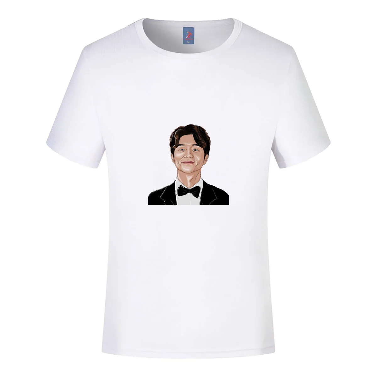 Gong Yoo Printed T-shirt Kpop TV Show Men Women Summer Fashion Clothing Casual Streetwear Cotton Tops