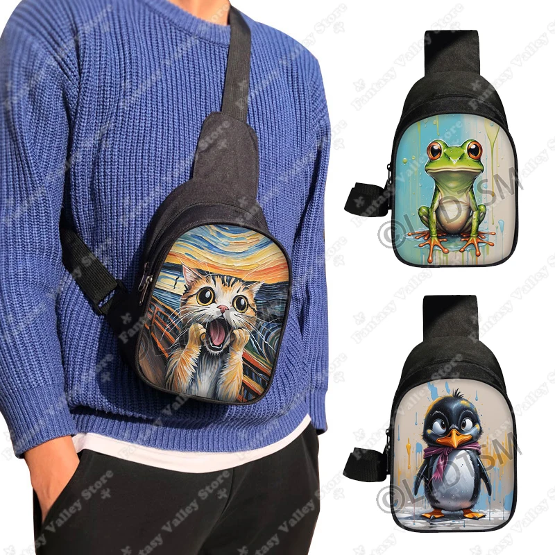 bolsa-de-peito-com-estampa-de-pintura-animal-acrilica-pinguim-gato-cachorro-sapo-rock-feminina-bolsa-crossbody-para-viagem-bolsa-de-ombro-chave-suporte-de-telefone