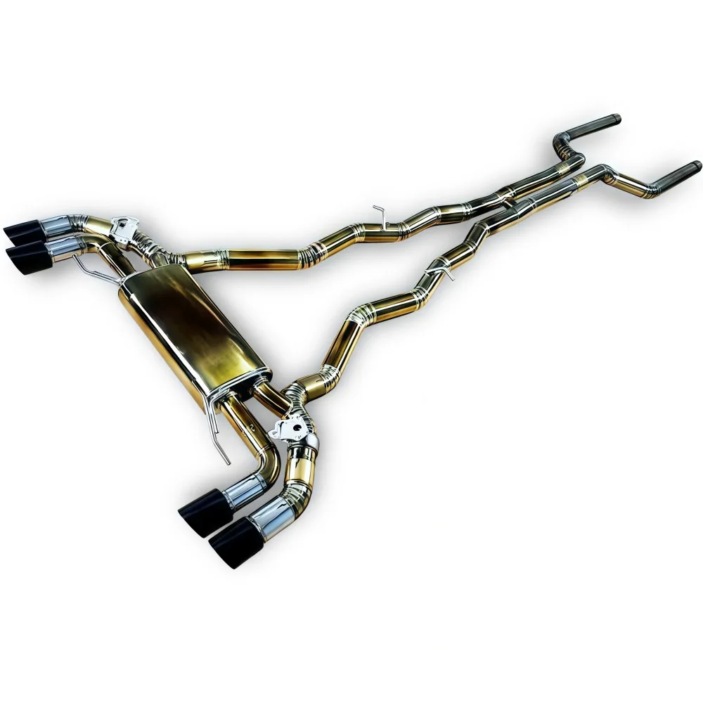 

Catback Exhaust for M850 M850i G16 4.4T 2020-2024 Titanium Alloy Exhaust Valve Customized Muffler Polished Steel Surface