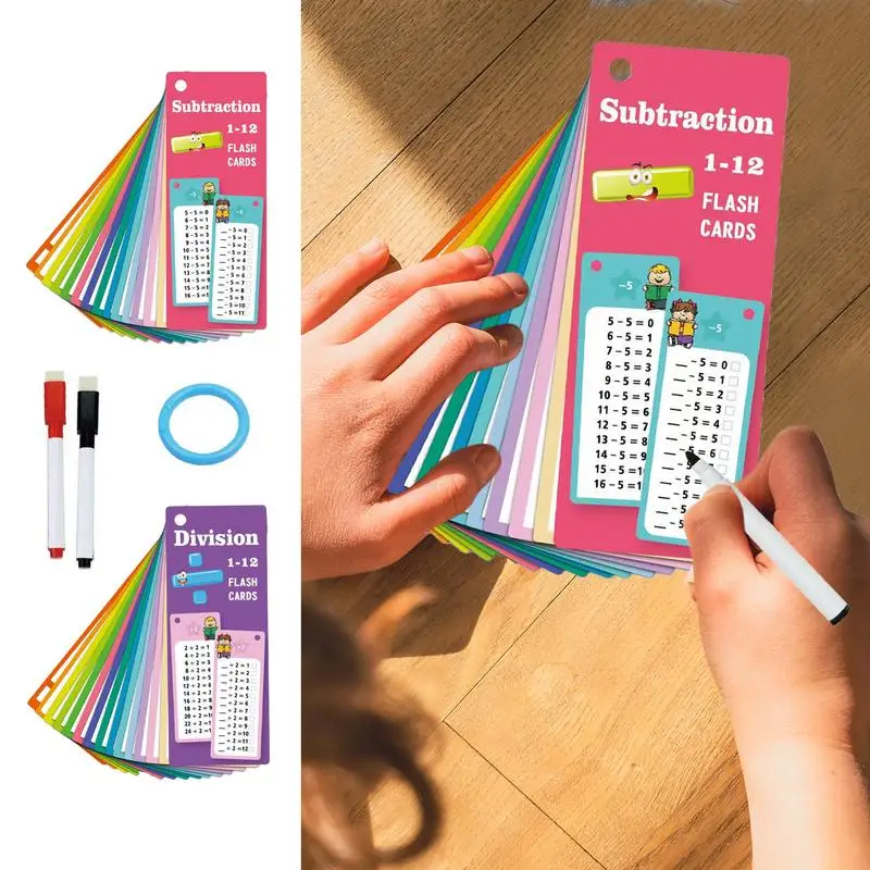 Math Cards 15X Multi Math Learning Flash Cards Interactive Addition Subtraction Cards Kids Math Games For Birthdays Christmas