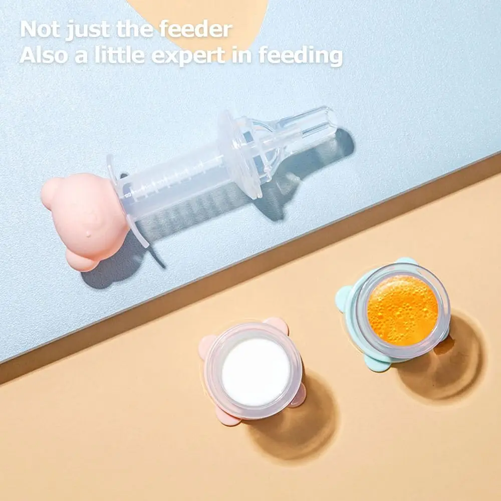 Box Feeding Medication Straws Silicone Medicine Feeder  Anti-Choking Drinking  Toddler Dropper Silicone Squeeze Feeder