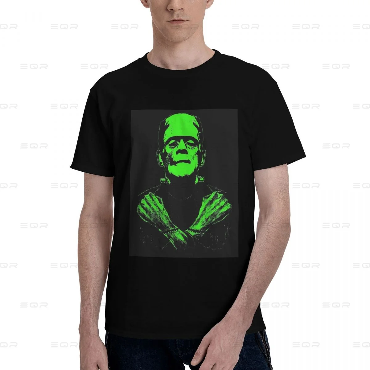 

Monster Frankenstein Men's round neck T-shirt,European and American style,Short Sleeve Novelty all the year round Gift,3D print