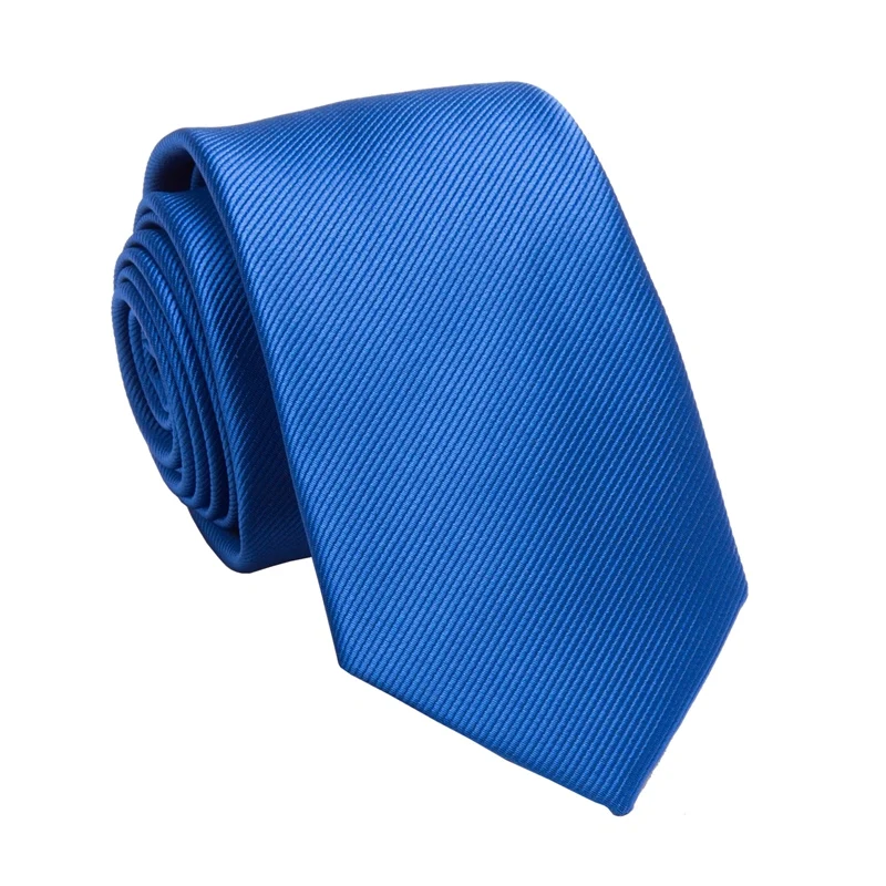 Cravate fine en Jacquard pour hommes d'affaires, cravate classique britannique de couleur unie, acce