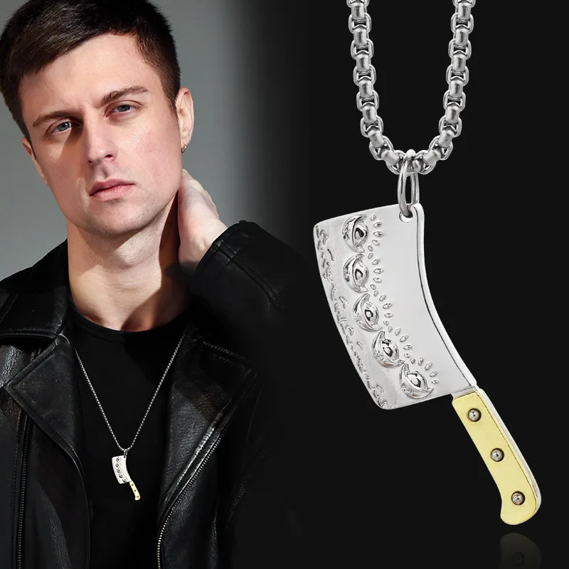 المعلقات قلادة من الفولاذ التيتانيوم المخصصة التي تجذب الثروة هي إكسسوارات رجالية متعددة الوظائف شائعة