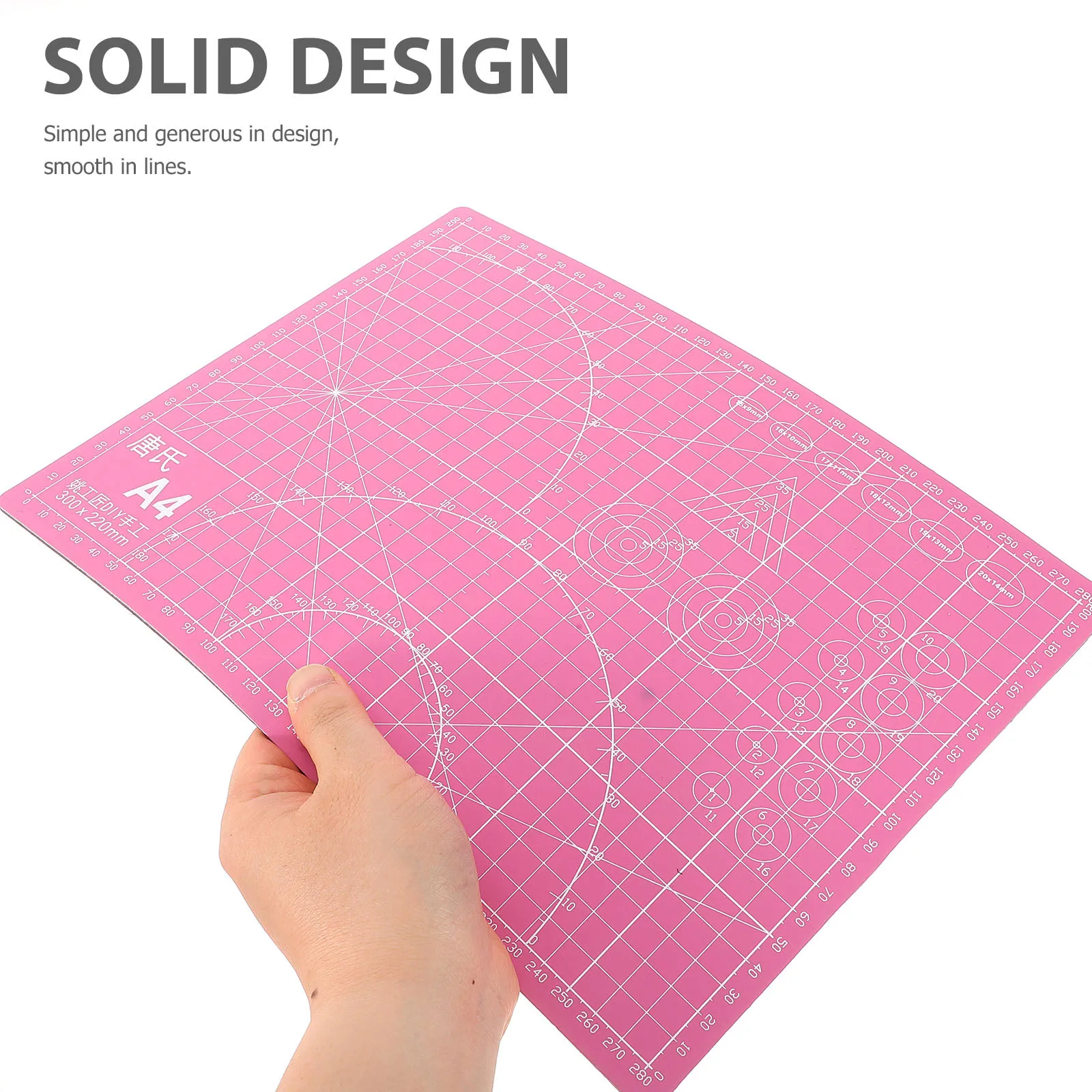 A4 قطع على الوجهين بولي كلوريد الفينيل لوح الحرف لسكرابوكينغ النقش Diy بها بنفسك مشاريع لوحة القطع البلاستيكية المتينة تصميم سلس