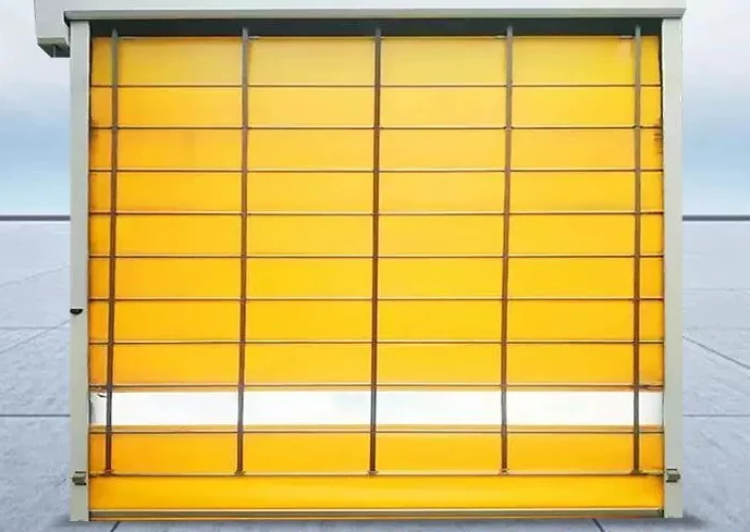 PVC Fast Stacking Door Auto Induction Windproof Flexible Factory Channel Rapid Rolling Shutter