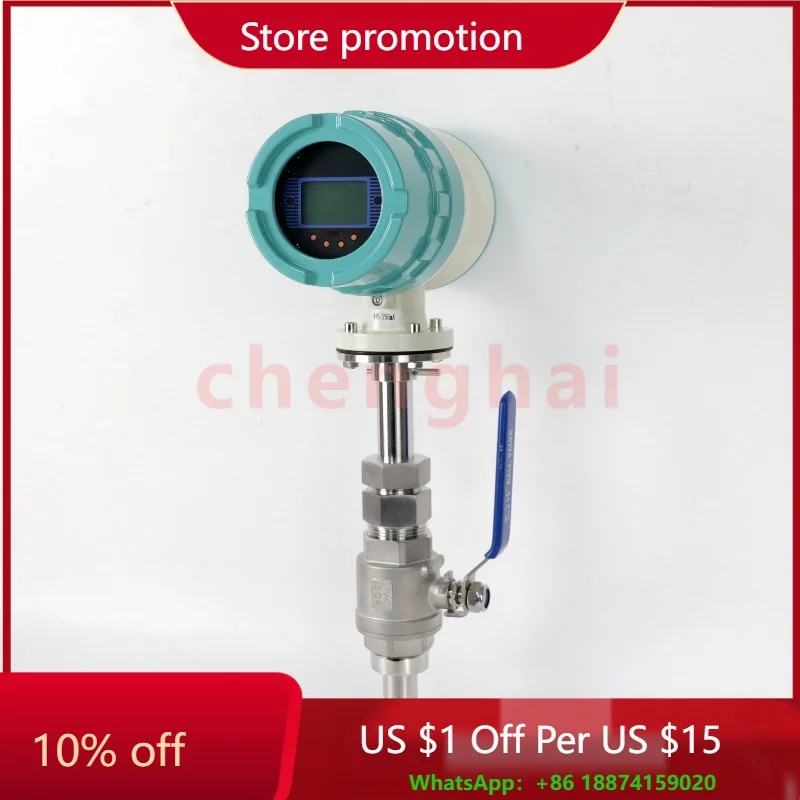 

Insertable Electromagnetic Flowmeter Pipe DN40~2000mm Sewage Treatment 4-20mA Frequency Insert Magnetic Flow Meter