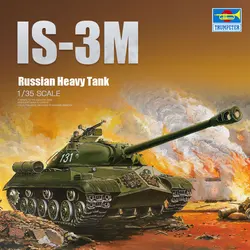 Trumpeter Military Assembled Tank Model Kit 00316 Soviet IS-3M Heavy Tank 1/35