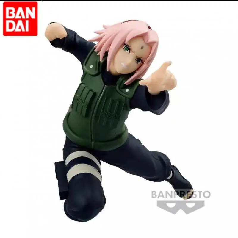 In Stock Genuine BANDAI BANPRESTO NARUTO VIBRATION STARS Shippuden Haruno Sakura 2 PVC Figure Model Anime Original Doll Toy Gift