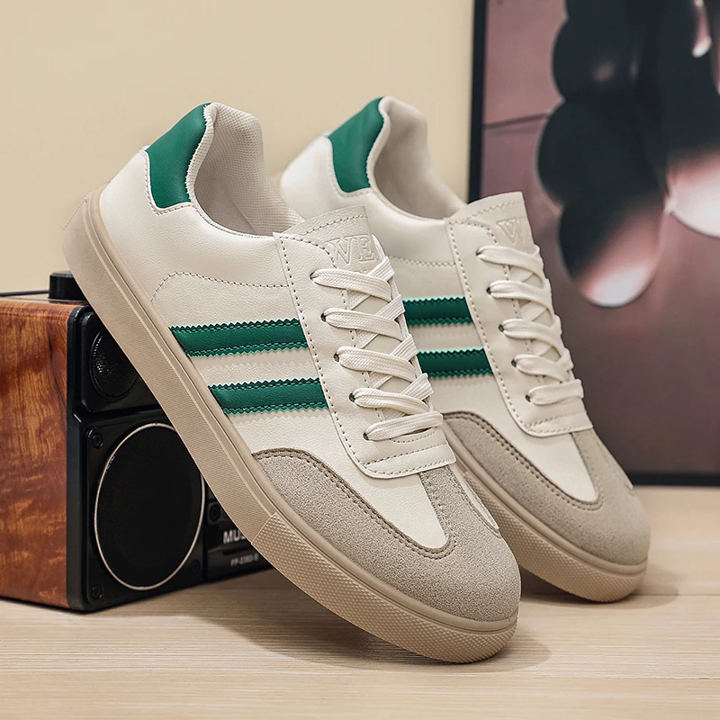 خريف جديد الرجال أحذية التدريب الألمانية الراحة الدانتيل متابعة الرجال أحذية فلكنيز خفيفة الوزن شقة أحذية التزلج رجل حذاء كاجوال