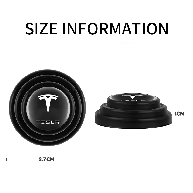 For Tesla Model3 Model Y Model S X Car Styling Door Shock Absorber Buffer Protective Sticker Soundproof Rubber Pads Accessories