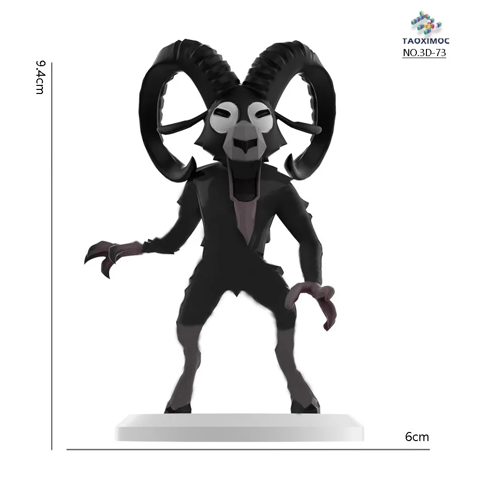 

New 99 Nights in The Forest Deer Owl Goat Monster Collector's Figure Set Model Assembled 3D Printed Children's Toys Plastic Doll