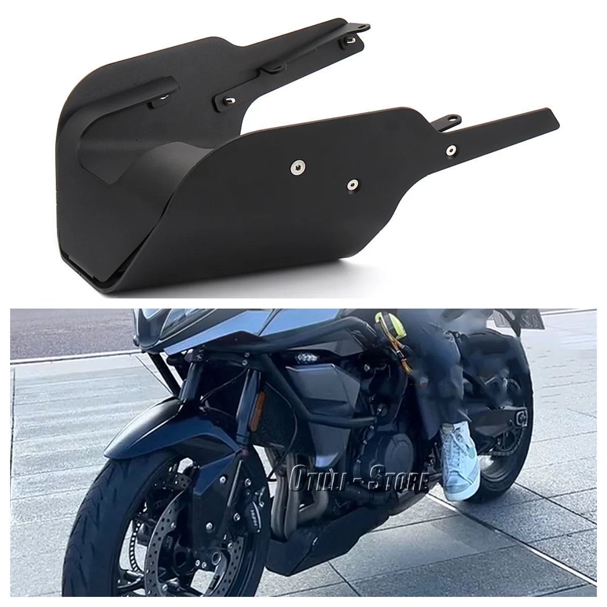 

New Engine Chassis Protector Exhaust Shield Cover Guard Fairing For Tiger Sport 660 TRIDENT660 Trident660 Motorcycle Accessories