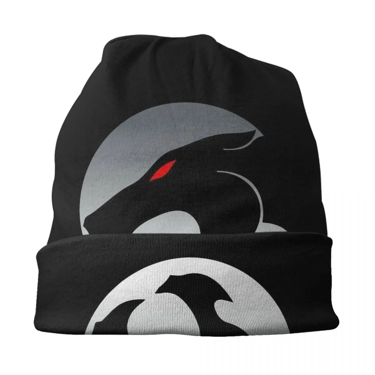 Gorro de punto con logotipo de Thundercats para hombre y mujer, gorros con dibujos animados de Anime, gorros cálidos de invierno