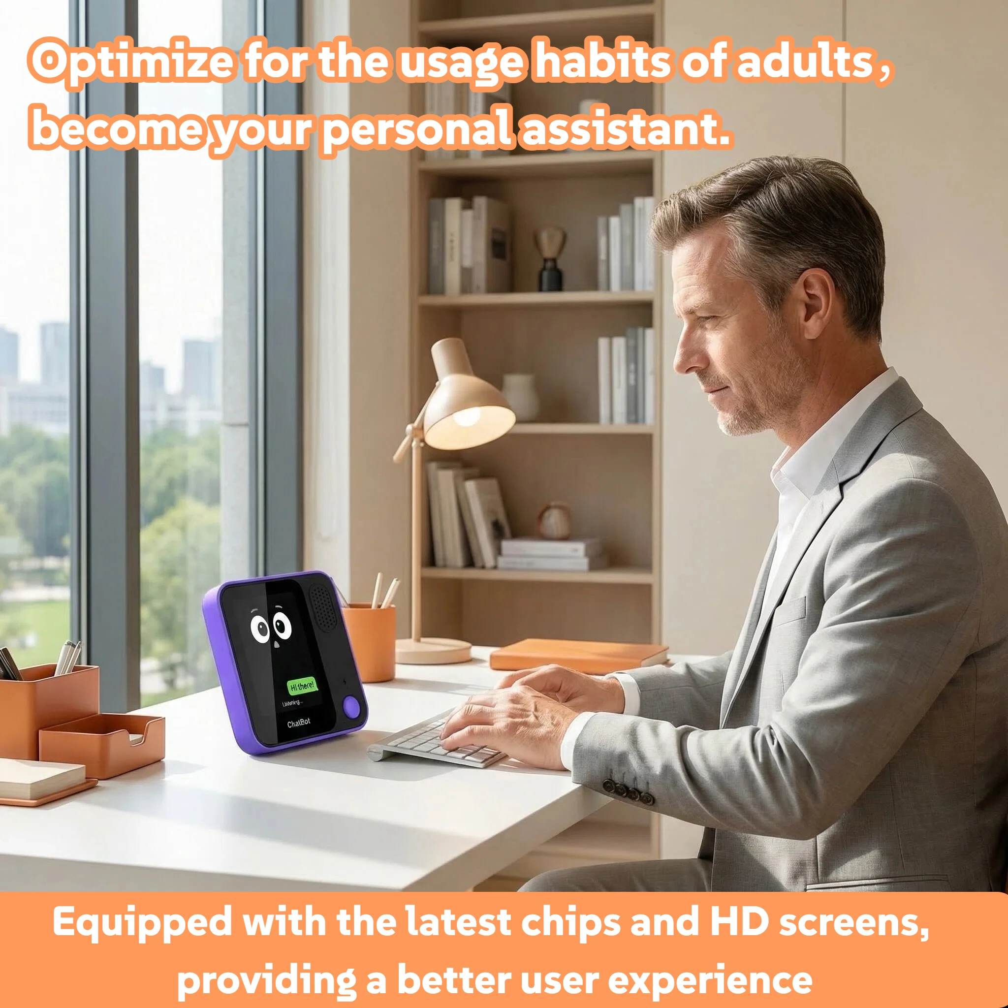 TT-08 AI Voice Robot for Adult Warm Companion AI Chatbot Multilingual Emotion Recognition Companion Local Privacy Protection GPT - Image 2