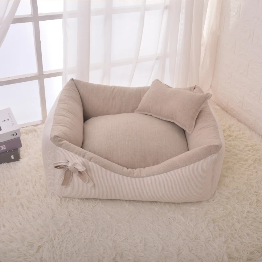 Pet Nest Princess Bed Sofa for Dogs and Cats - Puppy Kitten Kennel Sofa Couch Dog Cushion , Cat Nest Sofa Bed, Removable Washabl