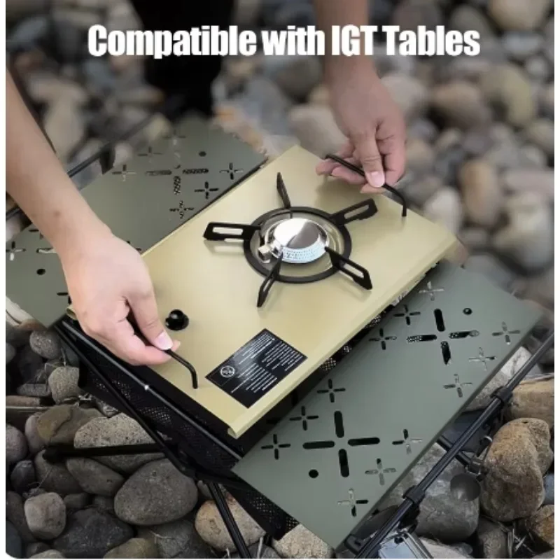 

Portable Table Camping Gas Stove Folding Isobutane Stove Strong Fire Heating Outdoor Camping Home Cooking Equipment Accessories