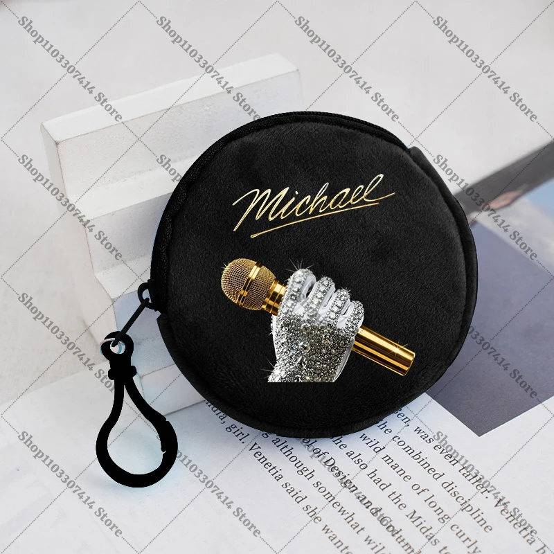 Anime Kreative Münzbörse Lässiges Accessoire King of Pop MJ Niedliche Tasche Michael Jackson Modische Aufbewahrungstasche Kartenhalter Geschenk 2026