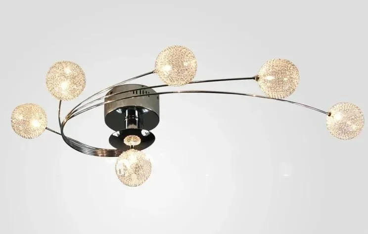 Most popular style ball design contemporary iron chandelier for living room L75* W45cm