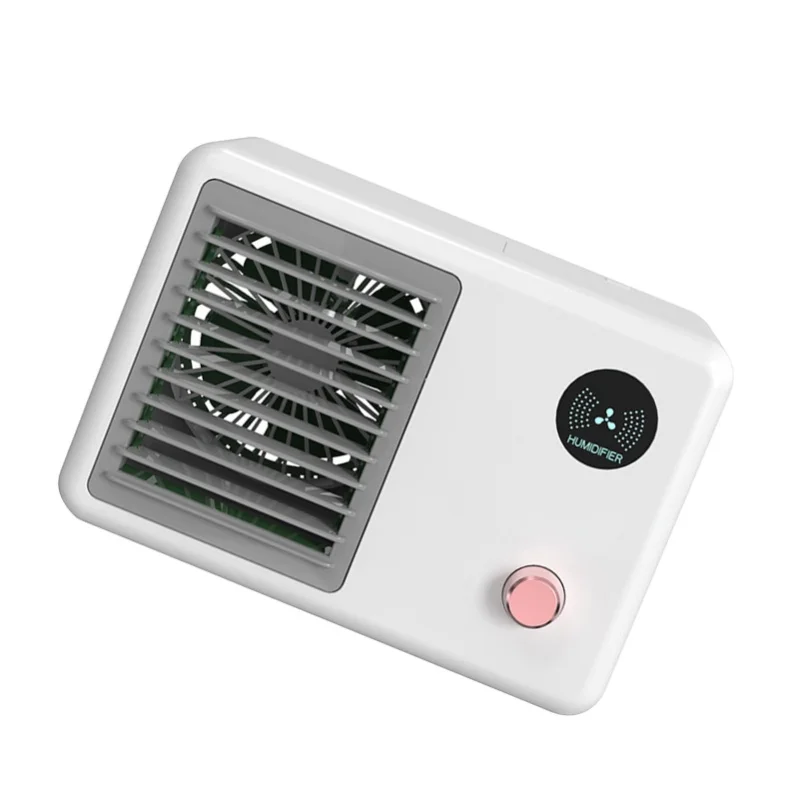 سطح المكتب مبرد الهواء مروحة مكيف الهواء الصغيرة USB مروحة شخصية مبرد الهواء الهادئ مروحة التبريد 3 سرعات مروحة التغشية لغرفة المنزل #6