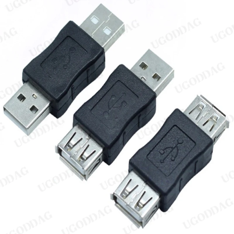 USB2.0 AM male to AF female adapter USB male to male adapter extension head USB female to female conversion cable
