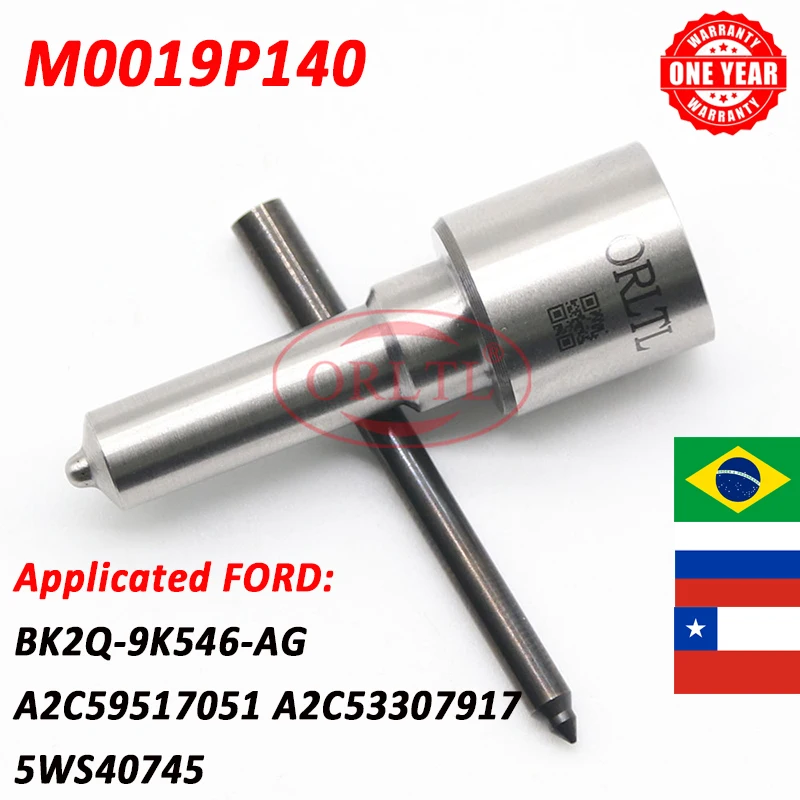 

ORLTL Diesel M0019P140 Common Rail Injector Nozzle For Ford BK2Q-9K546-AG A2C59517051 A2C53307917 5WS40745