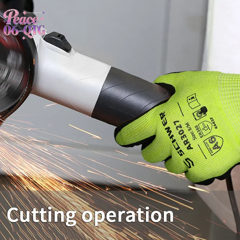 

Новые 1 пара нескользящих износостойких защитных перчаток для активного отдыха и велоспорта, толстые перчатки A6 с защитой от порезов и проколов со стальной проволокой