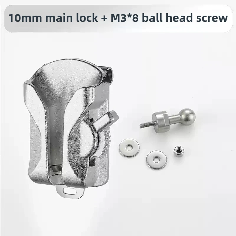 Aluminium Legierung Tragbare Doppel Lock Taille Schnalle Power Werkzeuge Professionelle Schnell Hängen Haken Holz Zimmerei Werkzeuge Zubehör – Detail 6