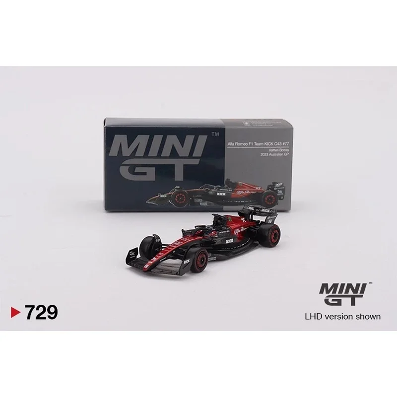 

MINI GT 1:64 Alfa Romeo F1 Team KICK C43 Valtteri BOttas2023 Australian GTmini gt