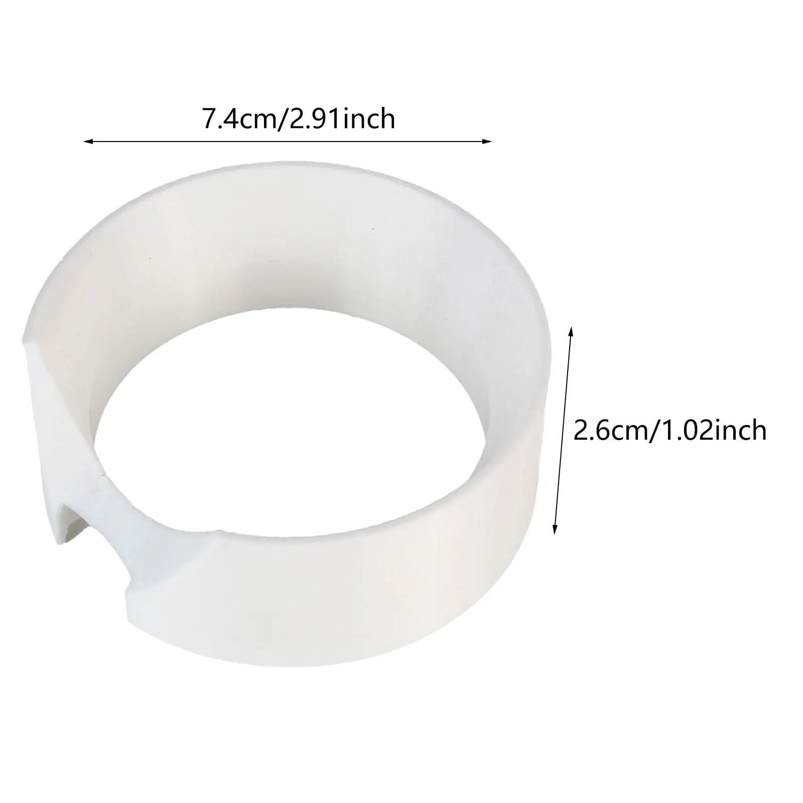 قمع جرعات الإسبريسو، بديل، لا مزيد من الفوضى، جزء ماكينة الإسبريسو، حلقة جرعات القهوة لمرشح القهوة 9010 58 مم مقهى المنزل