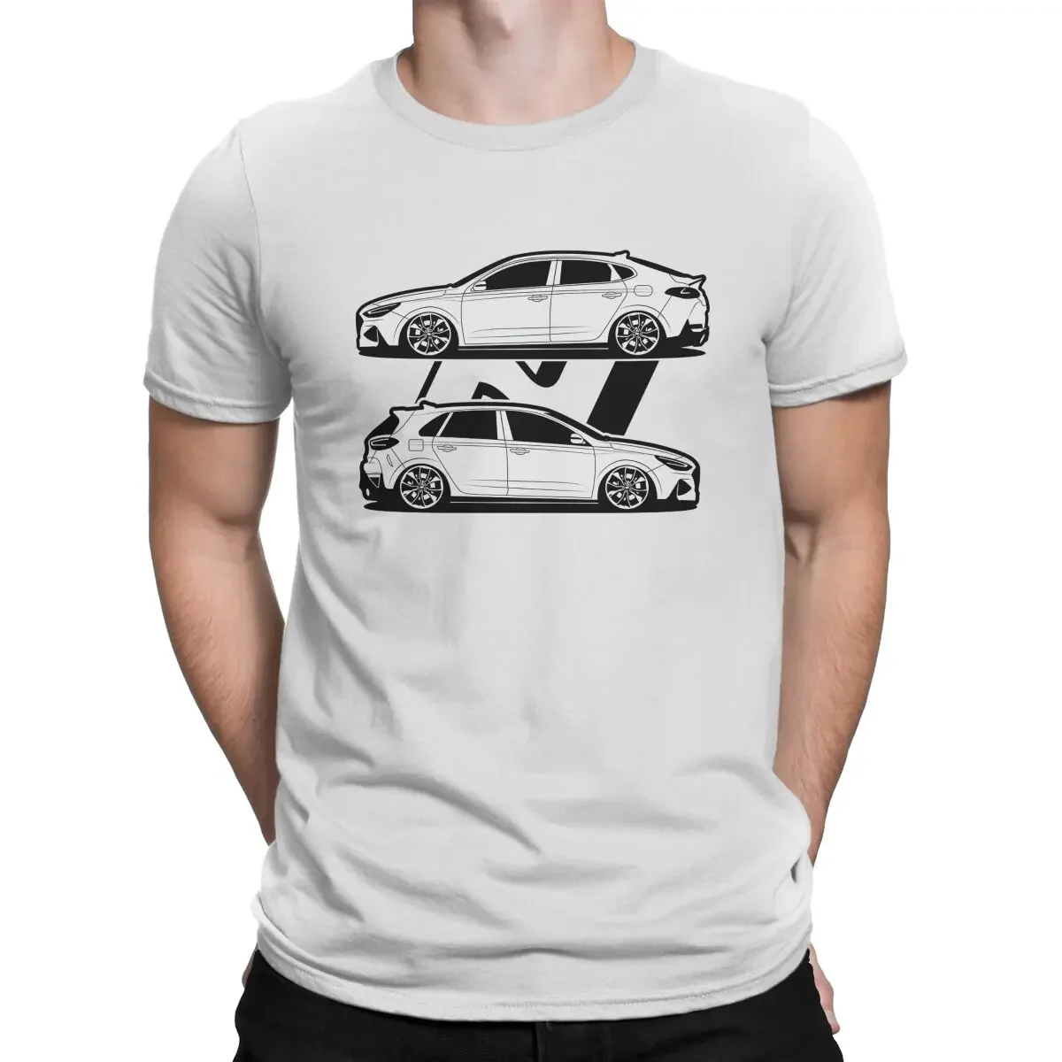 Men's Hyundai I30n Fastback X Hatchback T Shirt N Racing Cotton Clothes Funny Short Sleeve Crewneck Tees Adult T-Shirts