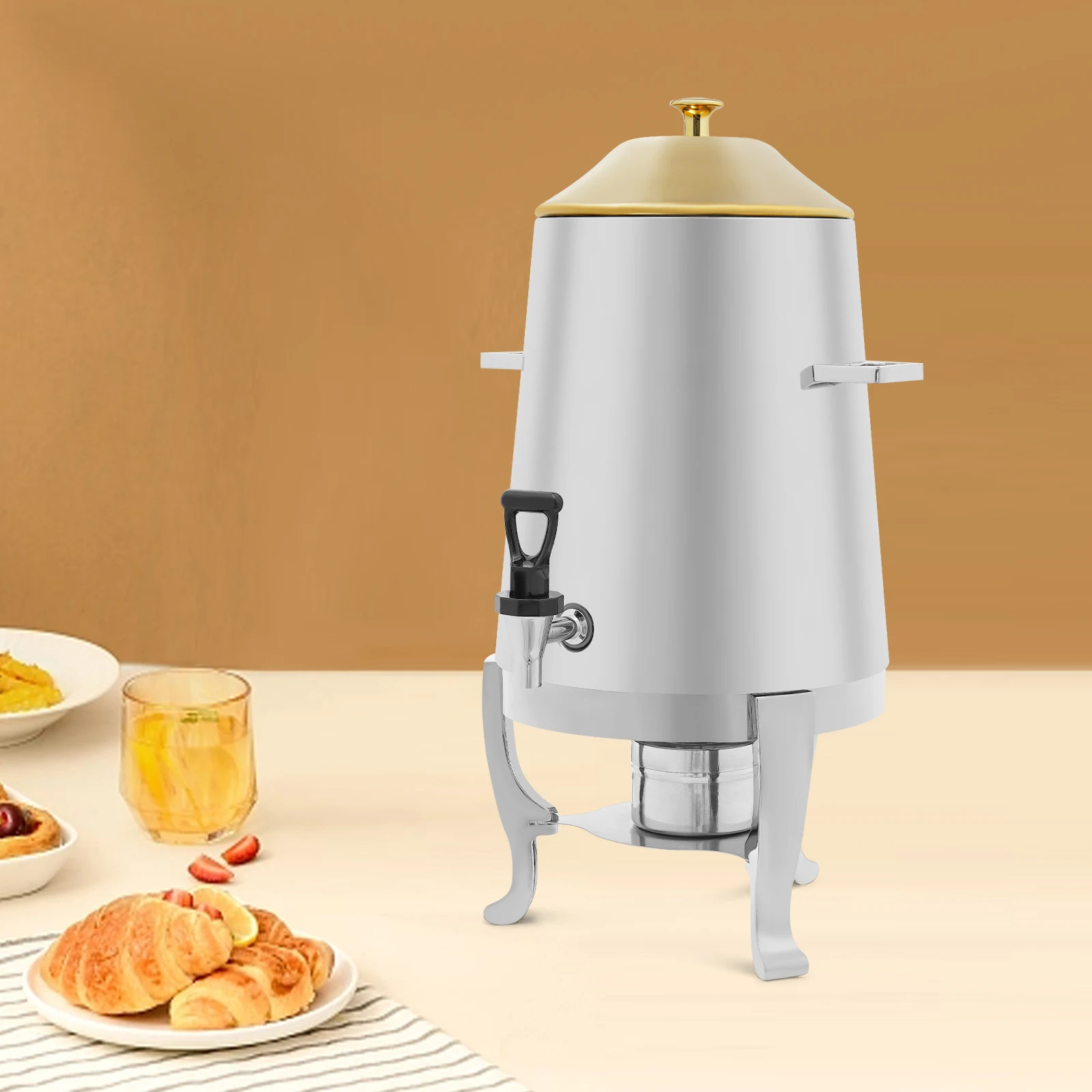 13L Large Capacity Beverage Dispenser for Coffee Tea Hot Water, Insulation Barrel, Buffet Restaurant Catering Pot