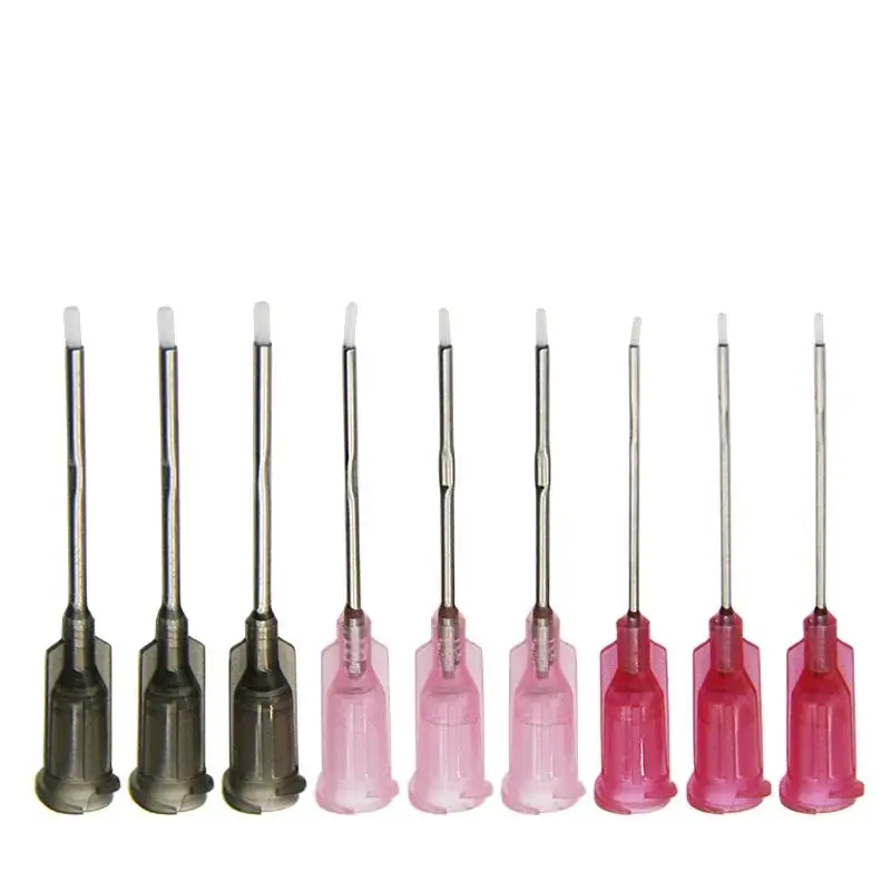 TCL TeFlon Needle Tip 1/2 '' 1'' 1.5 Inch 20G 25G 27G 13MM 20-27 Gauge Anti-scratch Instant Drying Glue Dispensing Needle