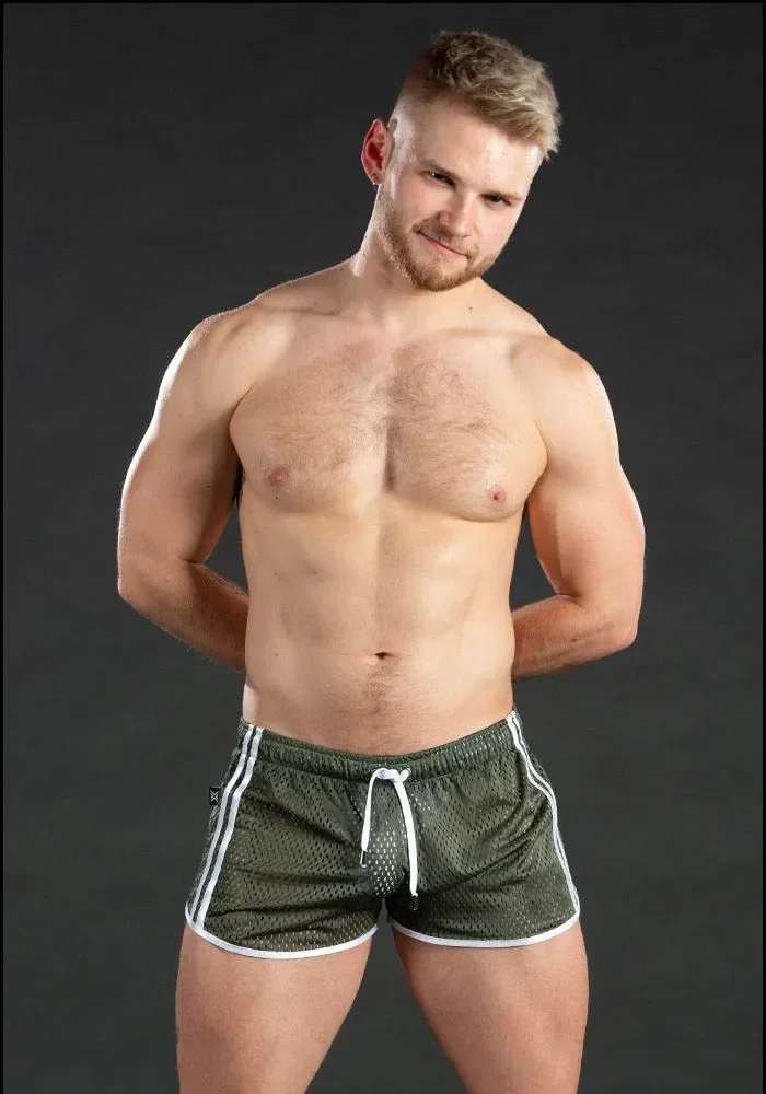 Novidade ginásio dos homens esporte correndo shorts de secagem rápida grade treino calças curtas ginásio wear masculino futebol tênis treinamento praia calções de natação